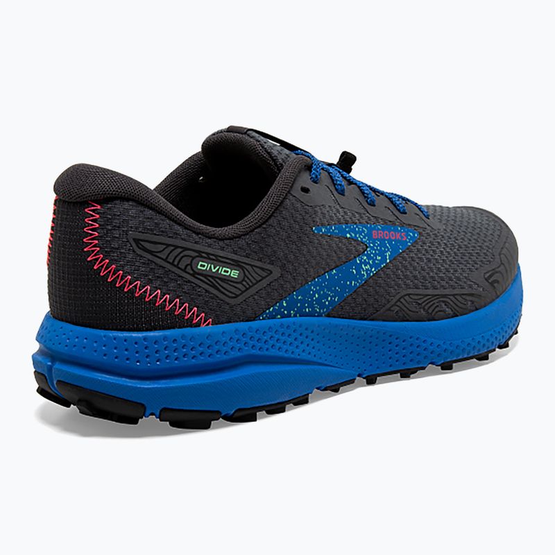 Brooks Divide 4 Herren Laufschuhe Ebenholz/schwarz/victoria blau 10