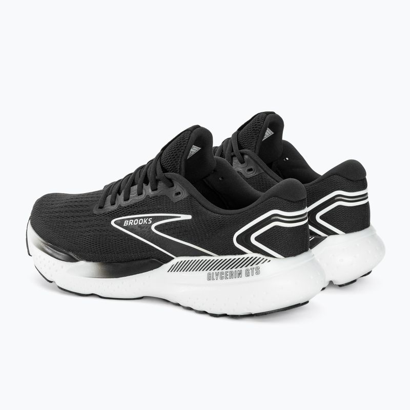 Herren Laufschuhe Brooks Glycerin GTS 21 schwarz/grau/weiß 3
