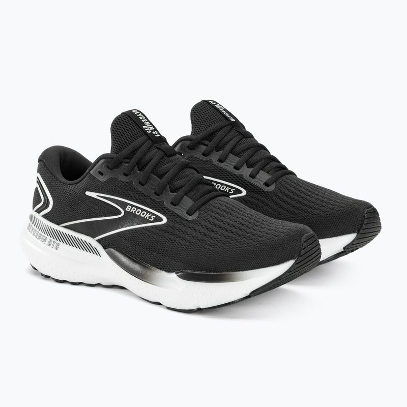 Herren Laufschuhe Brooks Glycerin GTS 21 schwarz/grau/weiß 4