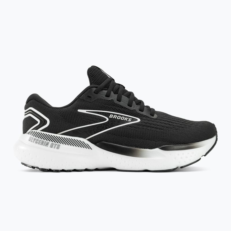 Herren Laufschuhe Brooks Glycerin GTS 21 schwarz/grau/weiß 5