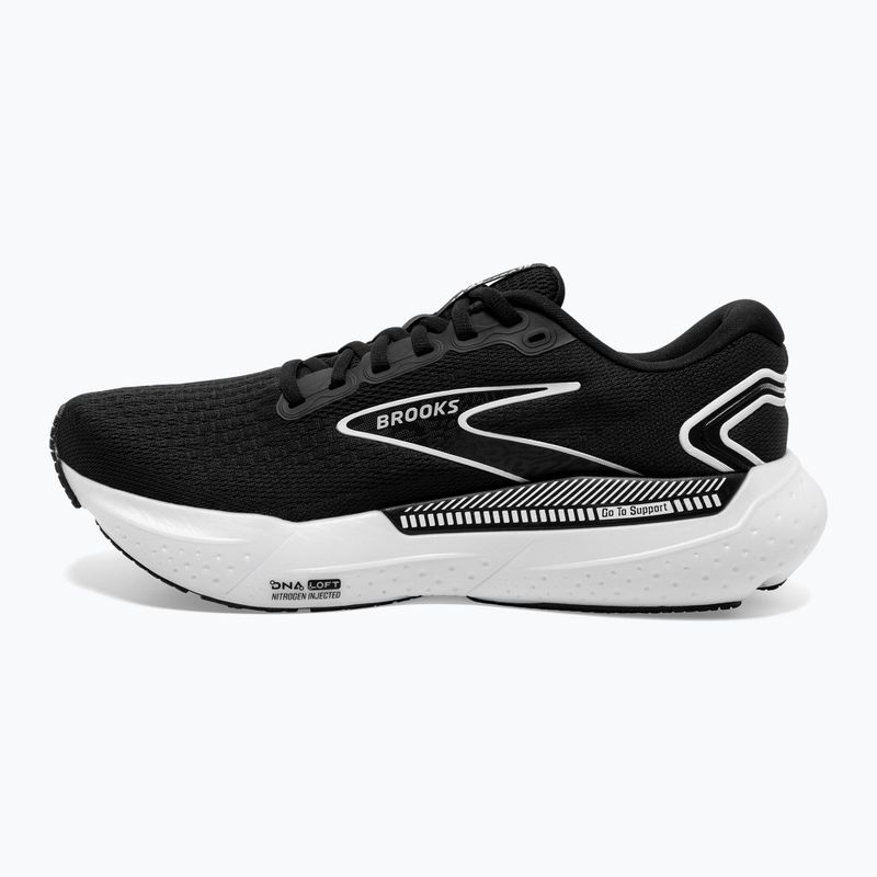 Herren Laufschuhe Brooks Glycerin GTS 21 schwarz/grau/weiß 9