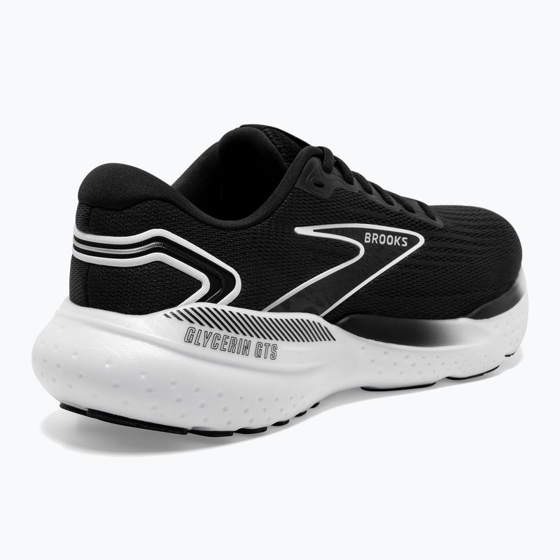 Herren Laufschuhe Brooks Glycerin GTS 21 schwarz/grau/weiß 10