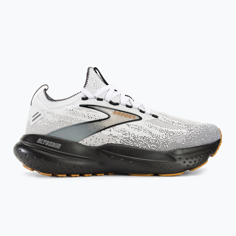 Brooks Glycerin StealthFit 21 Herren Laufschuhe weiß/grau/schwarz 3