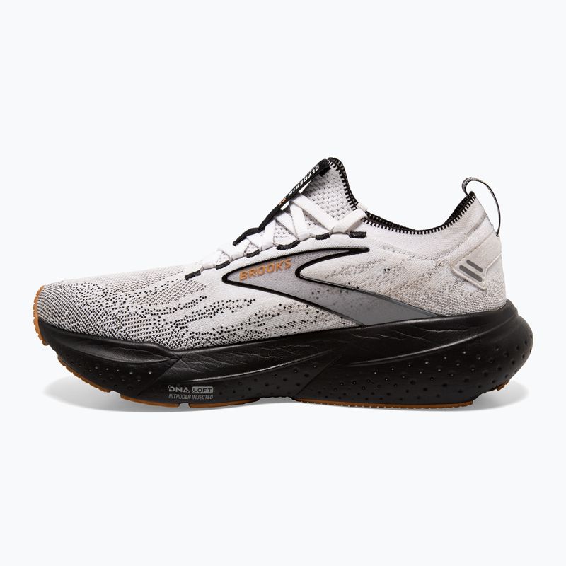 Brooks Glycerin StealthFit 21 Herren Laufschuhe weiß/grau/schwarz 9