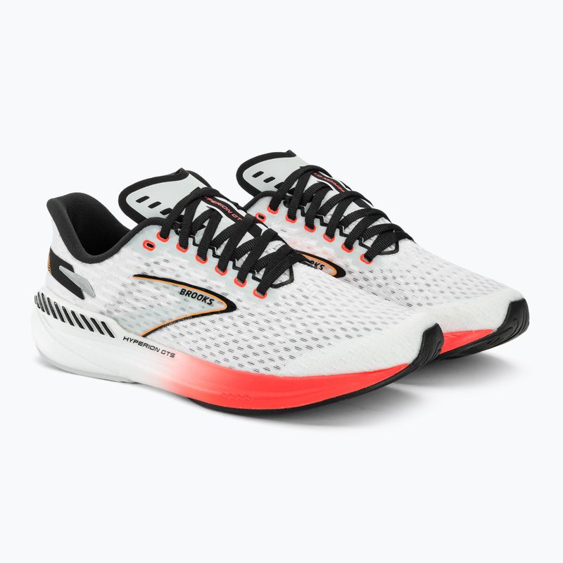 Brooks Hyperion GTS Herren Laufschuhe blau/feurige Koralle/orange 5