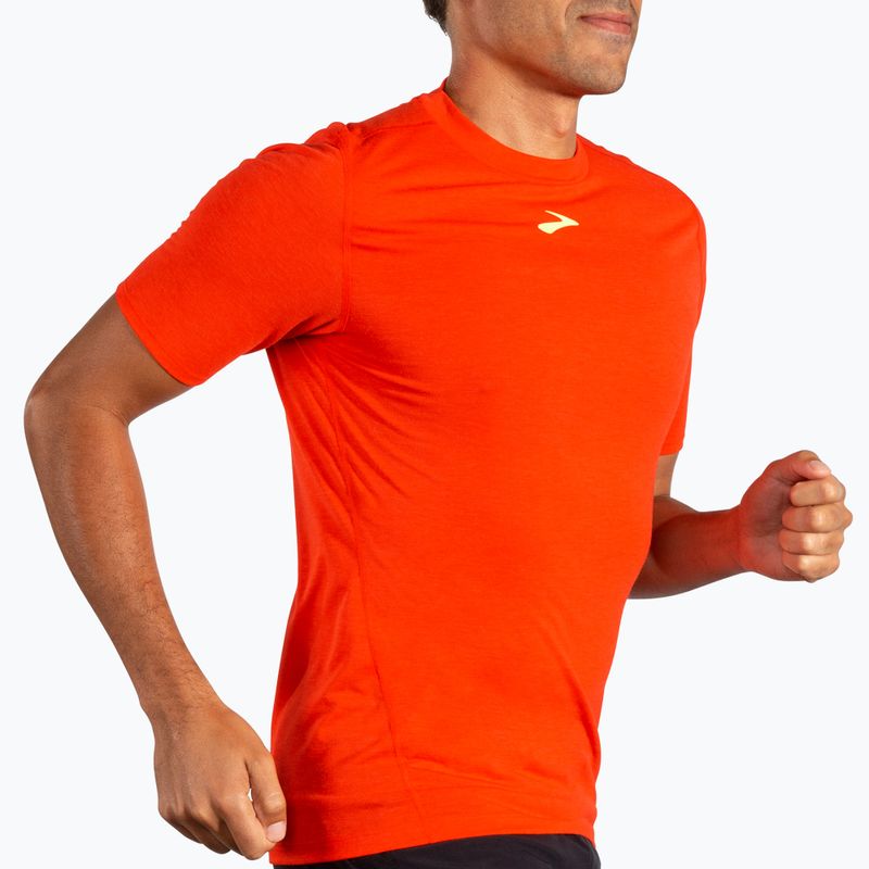 Brooks High Point Kirschtomaten Laufshirt für Männer 3