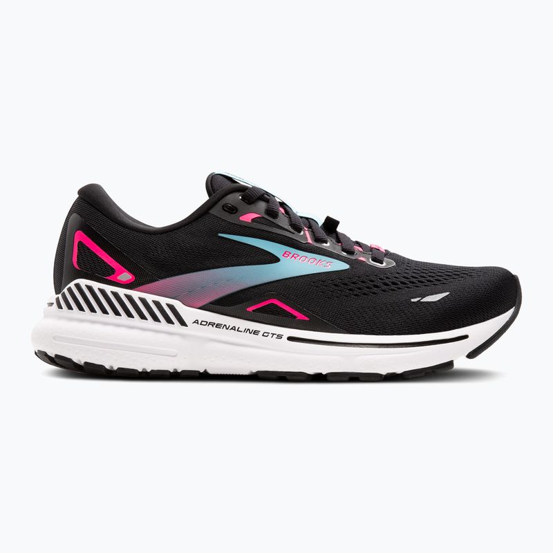 Damen Laufschuhe Brooks Adrenaline GTS 23 GTX schwarz/knockout pink/aqua 9