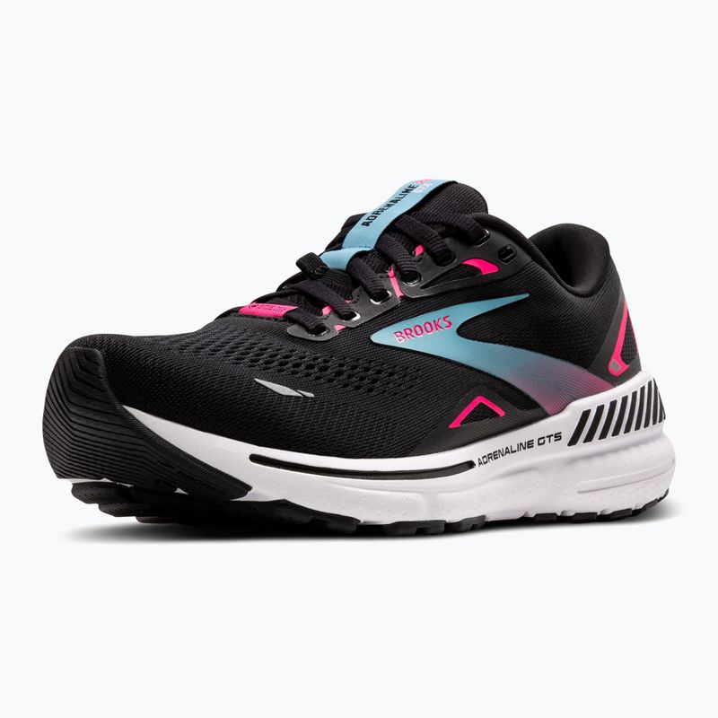 Damen Laufschuhe Brooks Adrenaline GTS 23 GTX schwarz/knockout pink/aqua 12