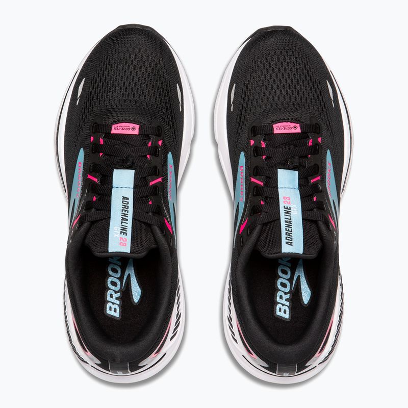 Damen Laufschuhe Brooks Adrenaline GTS 23 GTX schwarz/knockout pink/aqua 14