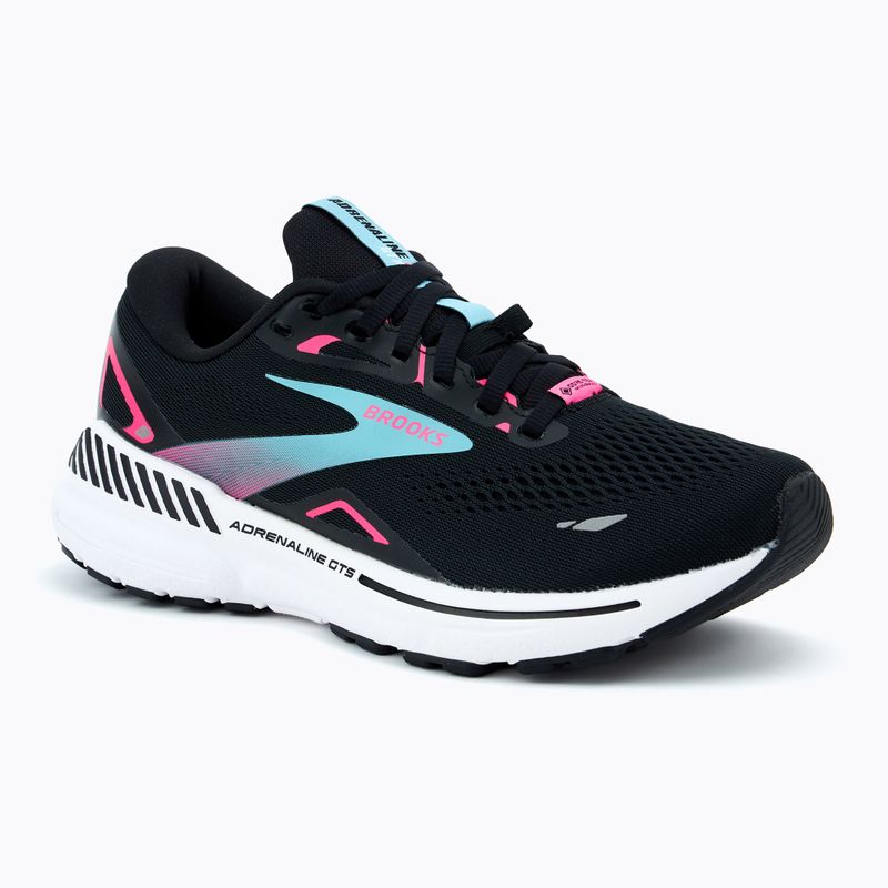 Damen Laufschuhe Brooks Adrenaline GTS 23 GTX schwarz/knockout pink/aqua