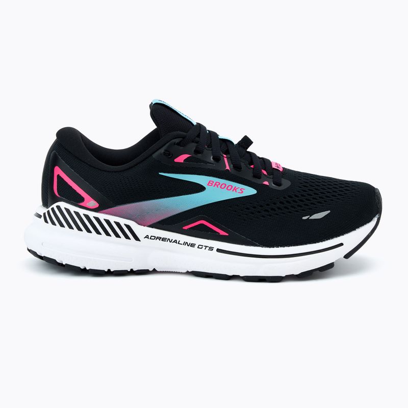 Damen Laufschuhe Brooks Adrenaline GTS 23 GTX schwarz/knockout pink/aqua 2