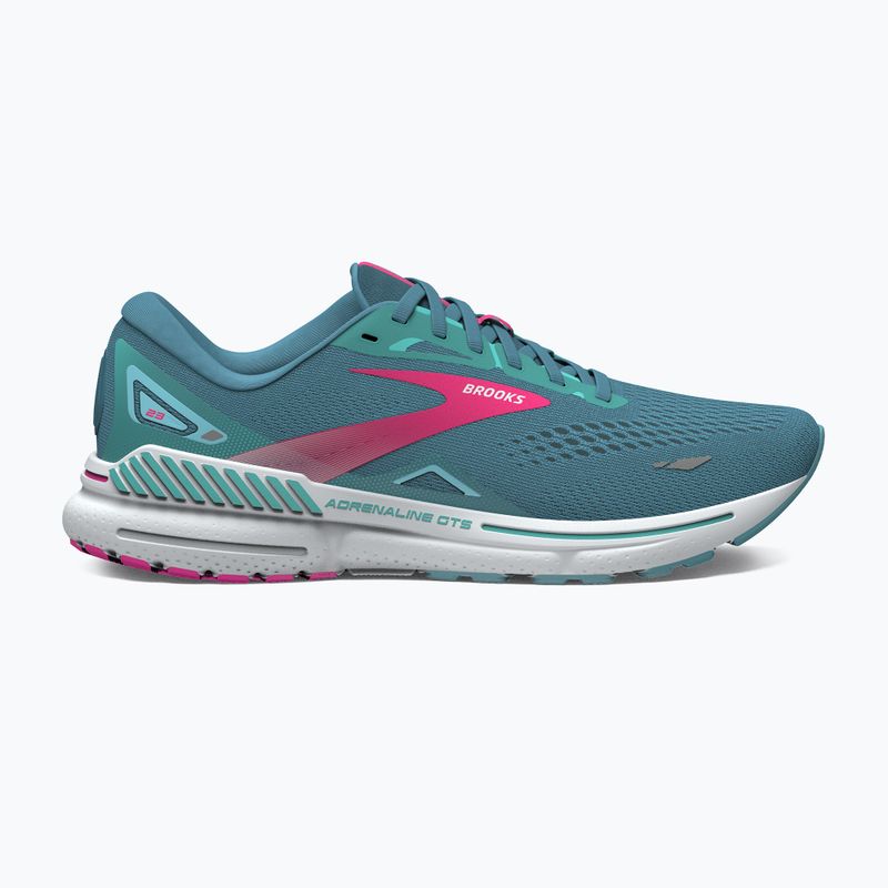 Damen Laufschuhe Brooks Adrenaline GTS 23 sturmblau/rosa/aqua 9