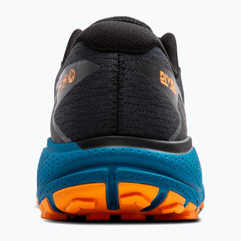 Brooks Divide 5 Herren Laufschuhe Ebenholz/blauer Saphir/orange 11