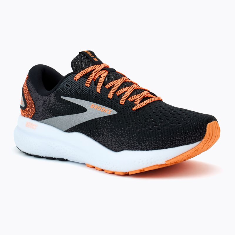 Brooks Ghost 16 Herren Laufschuhe schwarz/orange/weiß