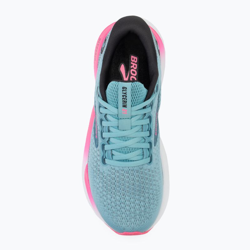 Damen Laufschuhe Brooks Glycerin 21 marokkanisch blau/aqua/pink 5