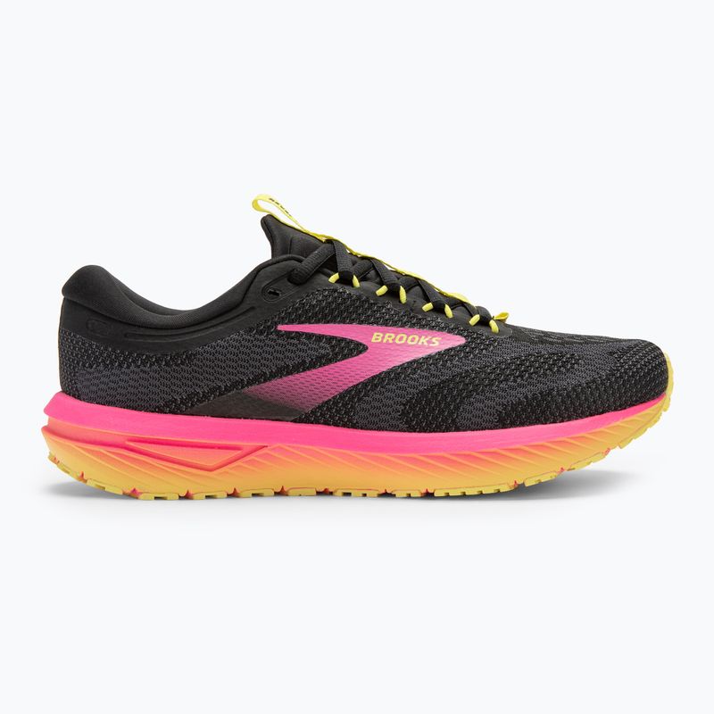 Brooks Revel 7 Damen Laufschuhe schwarz/rosa/lemon tonic 2