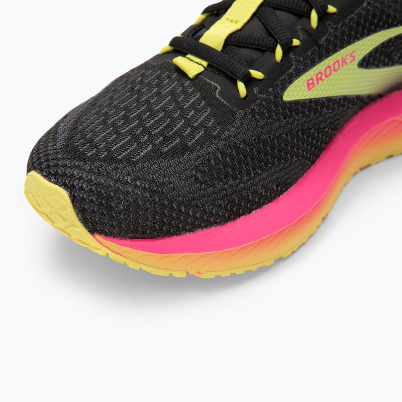 Brooks Revel 7 Damen Laufschuhe schwarz/rosa/lemon tonic 7