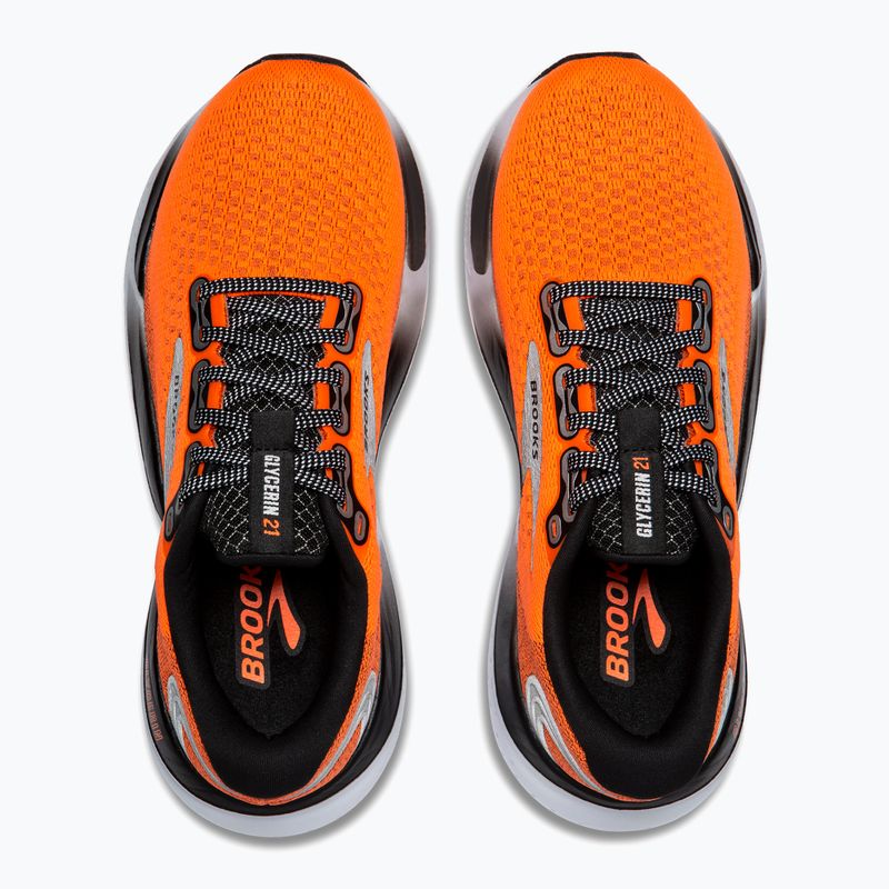 Brooks Glycerin 21 Herren Laufschuhe orange/schwarz/weiß 14