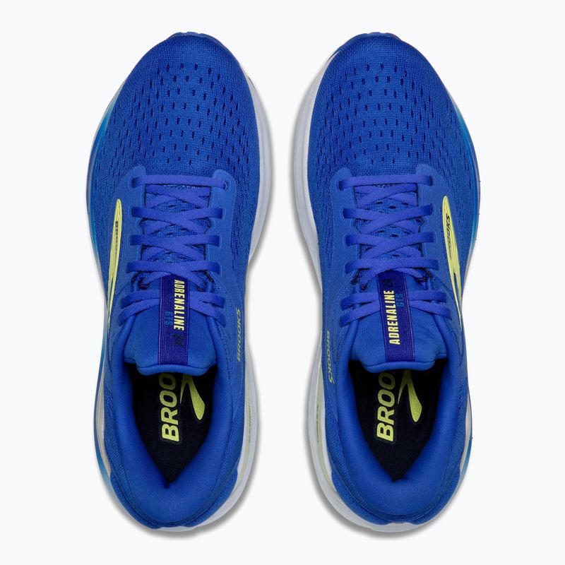 Laufschuhe Herren Brooks Adrenaline GTS 24 wide fit cobalt/neo yellow/peacoat 12
