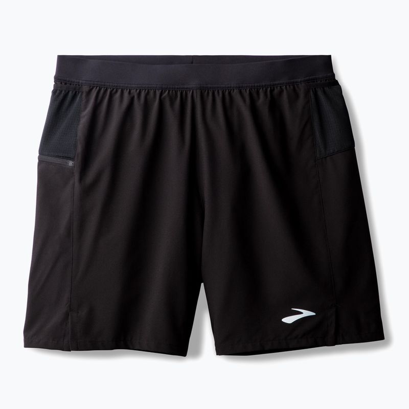 Herren Brooks Journey 7" 2IN1 Laufshorts schwarz 4