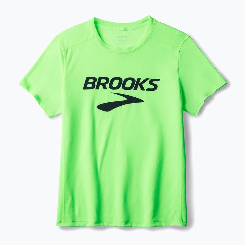 Herren Brooks Distance 3.0 neo limeade/brooks logo Laufshirt 6