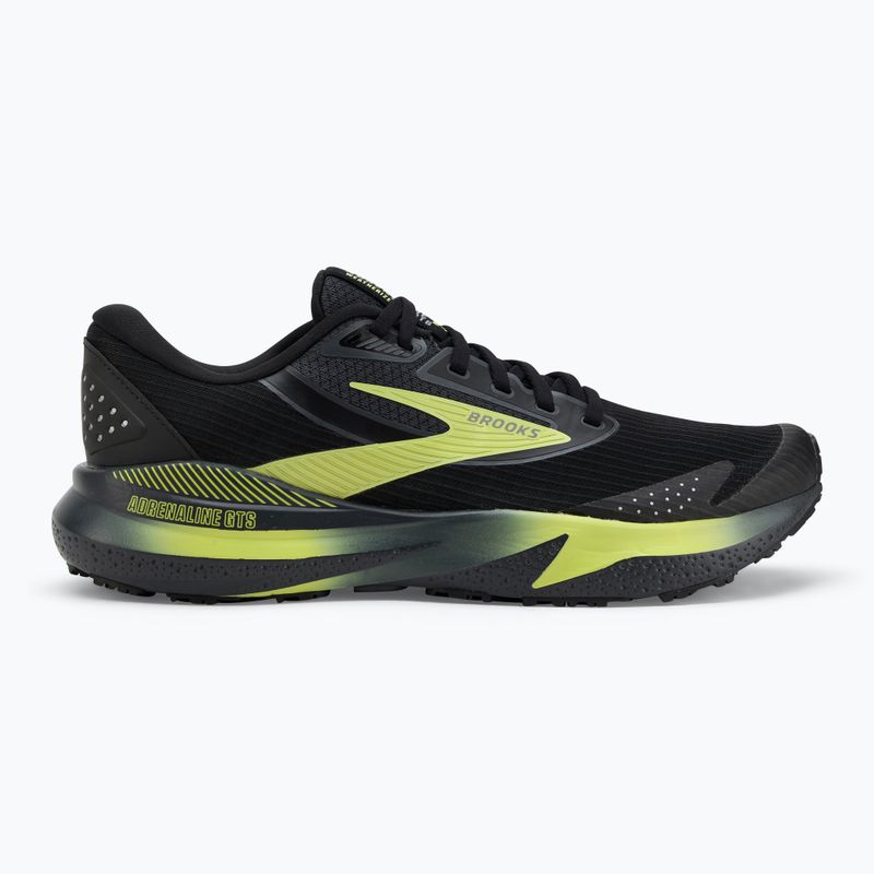 Laufschuhe Herren Brooks Adrenaline GTS 24 Weatherized black/ebony/new yellow 2
