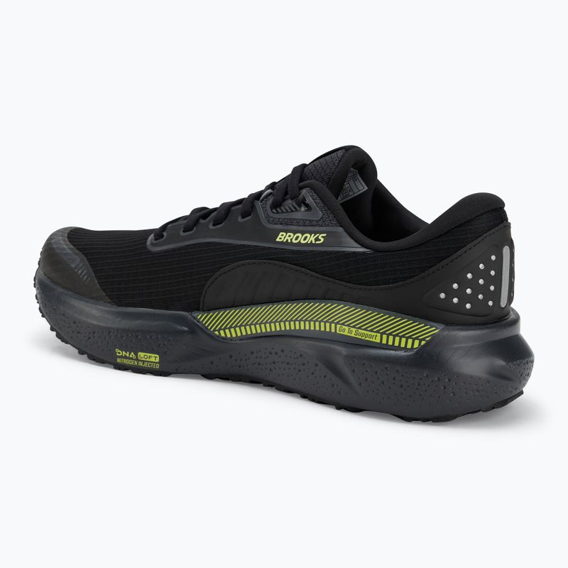 Laufschuhe Herren Brooks Adrenaline GTS 24 Weatherized black/ebony/new yellow 3