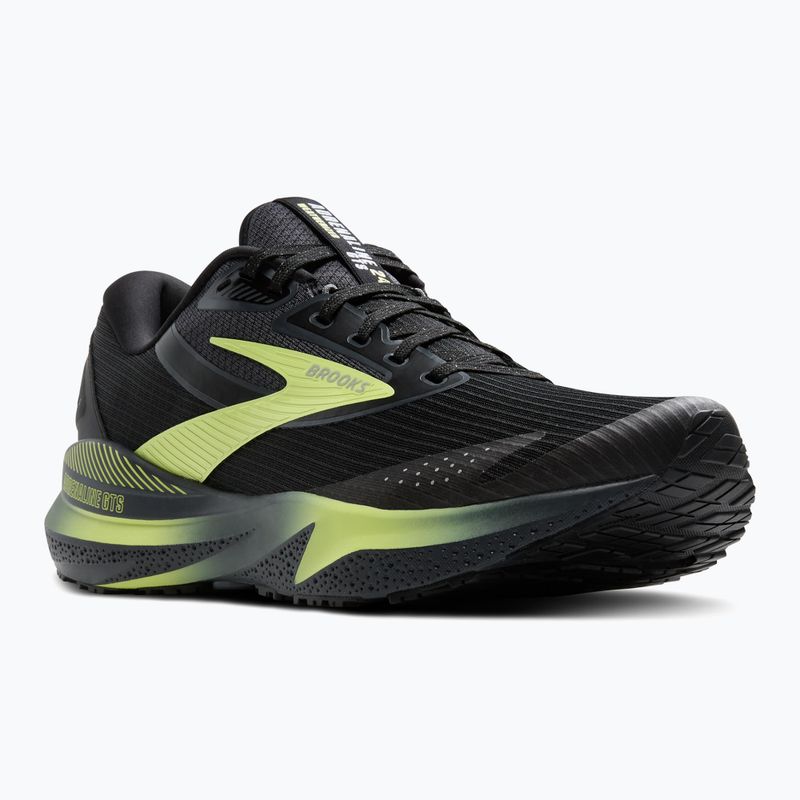 Laufschuhe Herren Brooks Adrenaline GTS 24 Weatherized black/ebony/new yellow 8