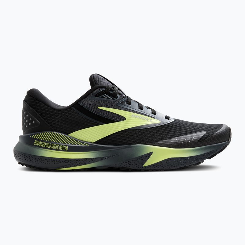 Laufschuhe Herren Brooks Adrenaline GTS 24 Weatherized black/ebony/new yellow 9