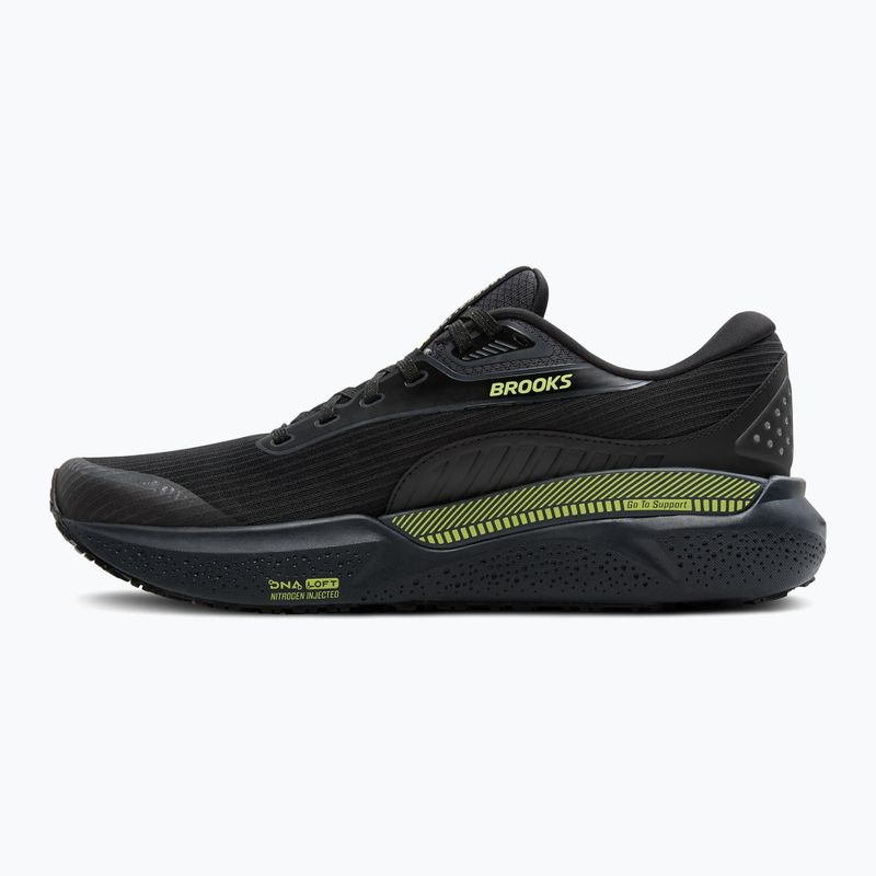 Laufschuhe Herren Brooks Adrenaline GTS 24 Weatherized black/ebony/new yellow 10