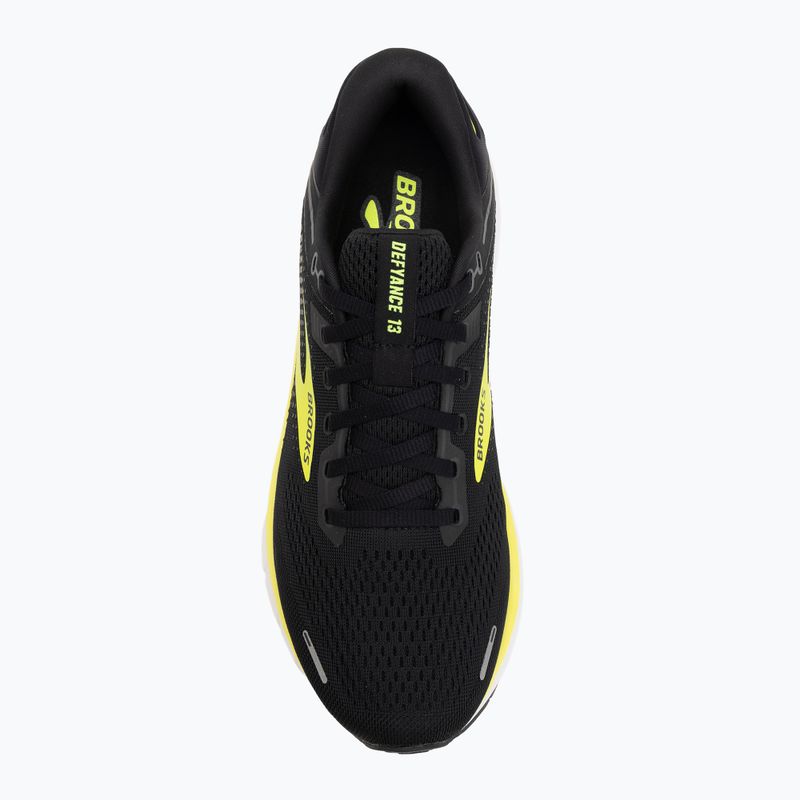 Herren-Laufschuhe Brooks Defyance 13 black/yellow/white 5