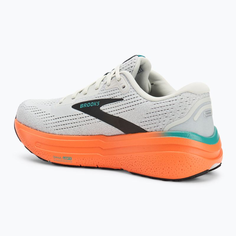 Laufschuhe Herren Brooks Ghost Max 2 oyster mushroom/orange /teal 3