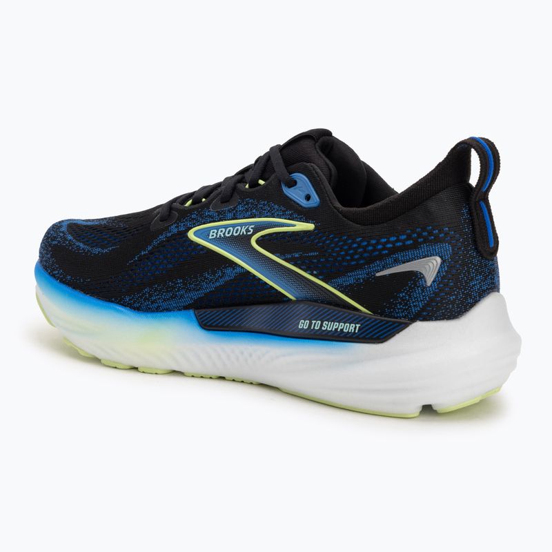 Laufschuhe Herren Brooks Glycerin GTS 22 black/cobalt/neo yellow 3
