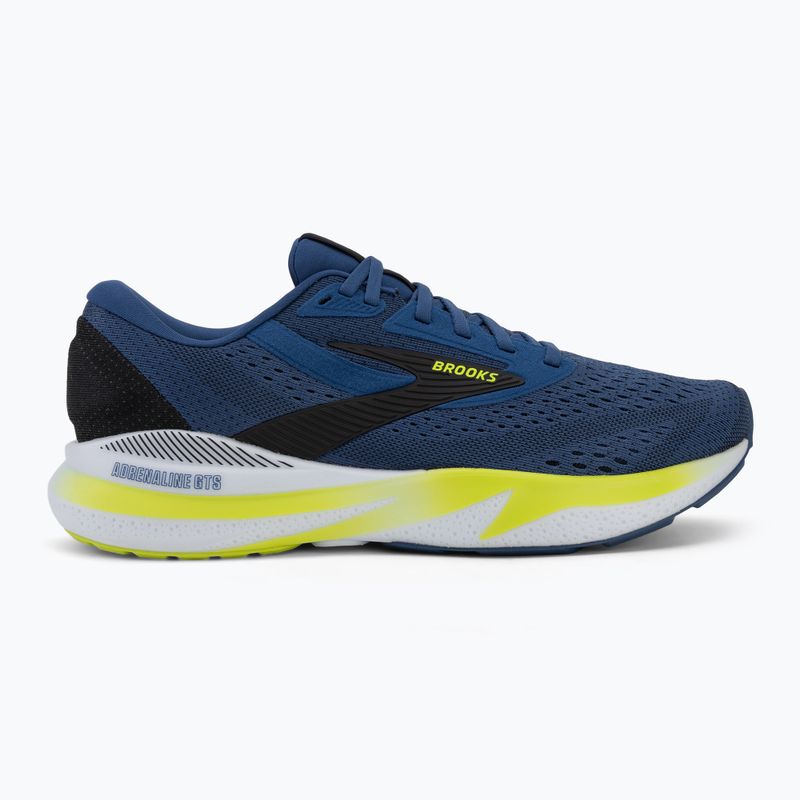 Herren-Laufschuhe  Brooks Adrenaline GTS 24 navy peony/black/acid lime 2