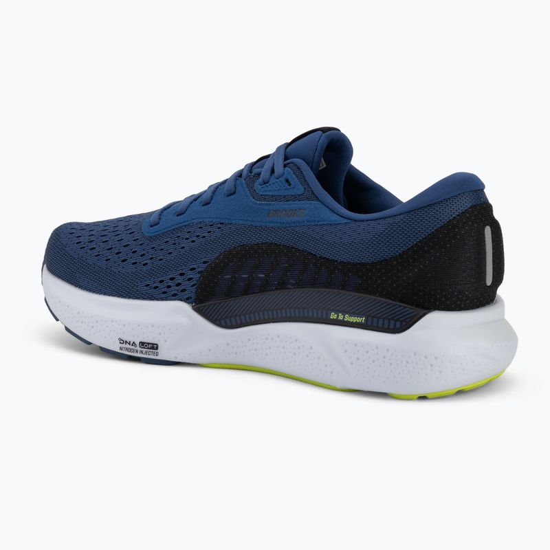 Herren-Laufschuhe  Brooks Adrenaline GTS 24 navy peony/black/acid lime 3