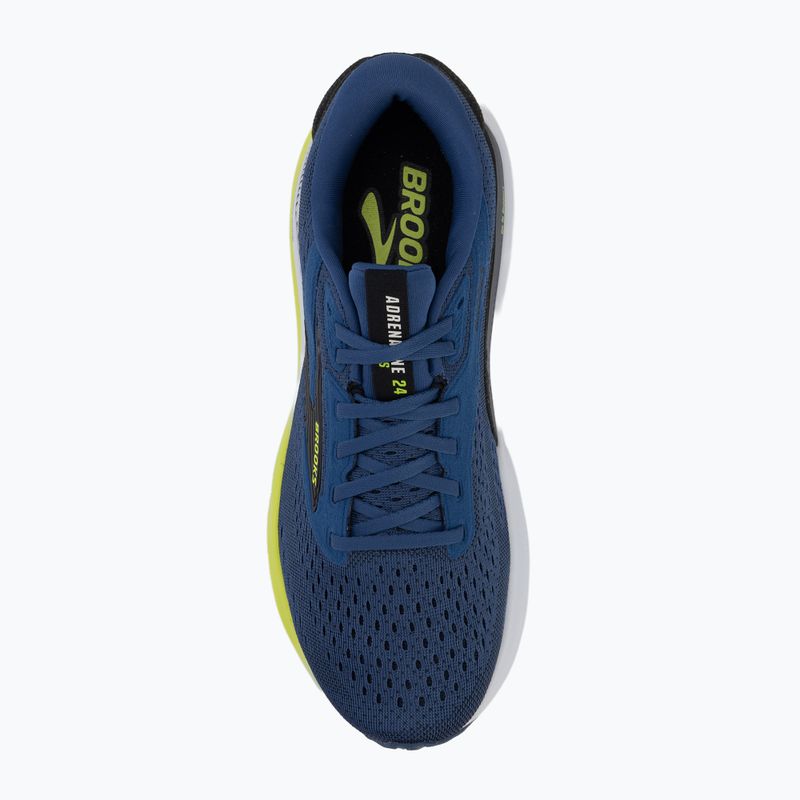 Herren-Laufschuhe  Brooks Adrenaline GTS 24 navy peony/black/acid lime 5