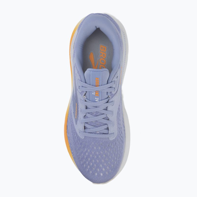 Damen-Laufschuhe Brooks Adrenaline GTS 24 blue heron/white/orange 5