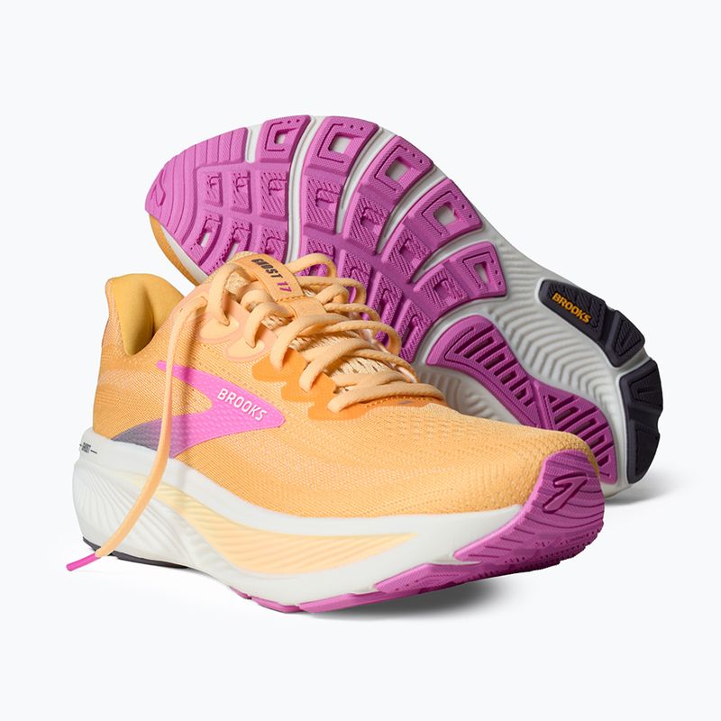 Laufschuhe Damen Brooks Ghost 17 apricot/grey/pink 10