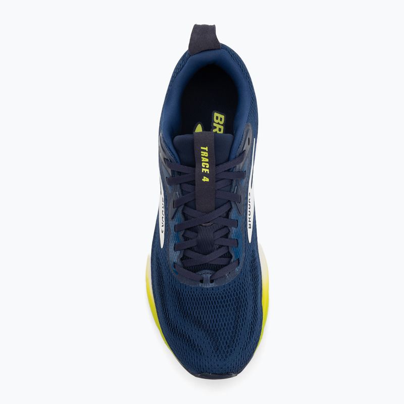 Laufschuhe Herren Brooks Trace 4 navy/peacoat/acid lime 5