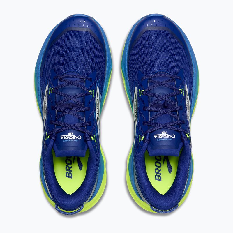 Herren-Laufschuhe Brooks Cascadia 19 surf the web/nightlife/white 7