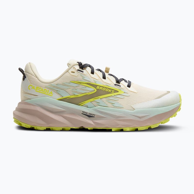 Damen-Laufschuhe Brooks Cascadia 19 coconut/misty blue/ebony 2