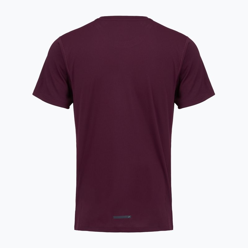 Brooks Dash Herren-Laufshirt burgundy blaze 2