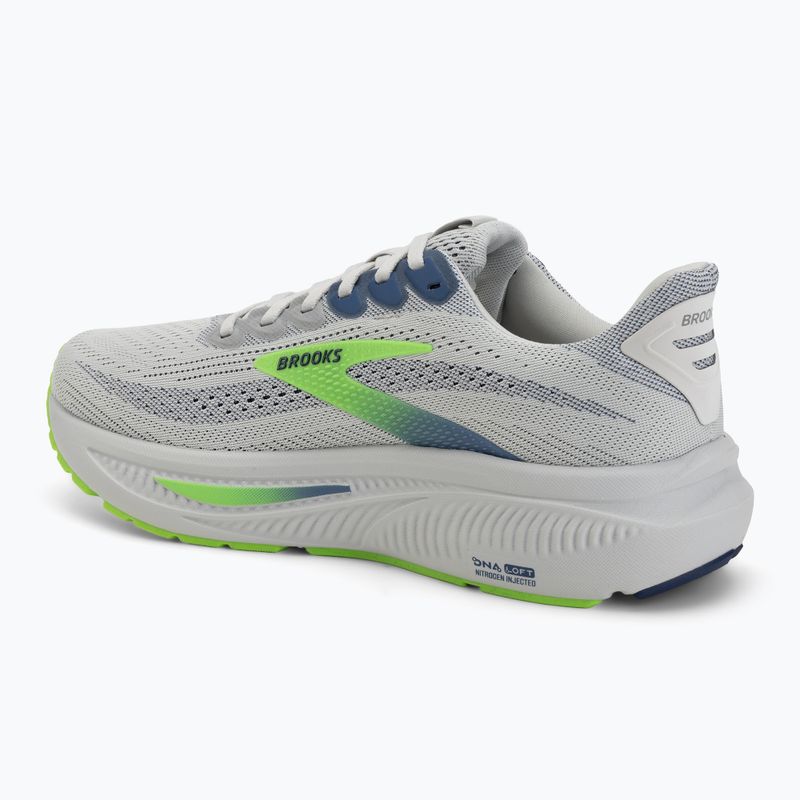 Brooks Ghost 17 oyster/beacon blue/gecko Herren Laufschuhe 3