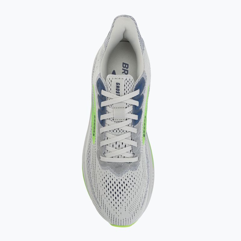 Brooks Ghost 17 oyster/beacon blue/gecko Herren Laufschuhe 5