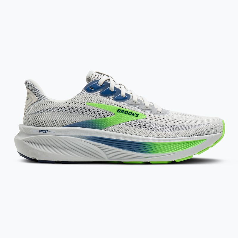 Brooks Ghost 17 oyster/beacon blue/gecko Herren Laufschuhe 2