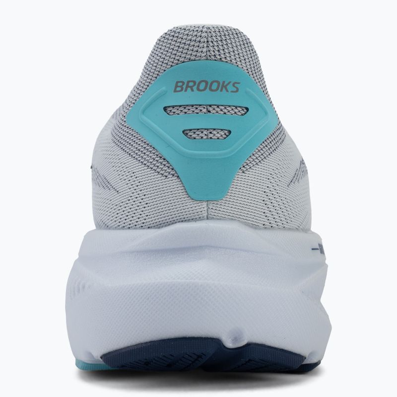 Brooks Ghost 17 white/beacon blue/ipanema Herren Laufschuhe 6