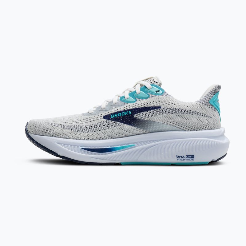 Brooks Ghost 17 white/beacon blue/ipanema Herren Laufschuhe 3