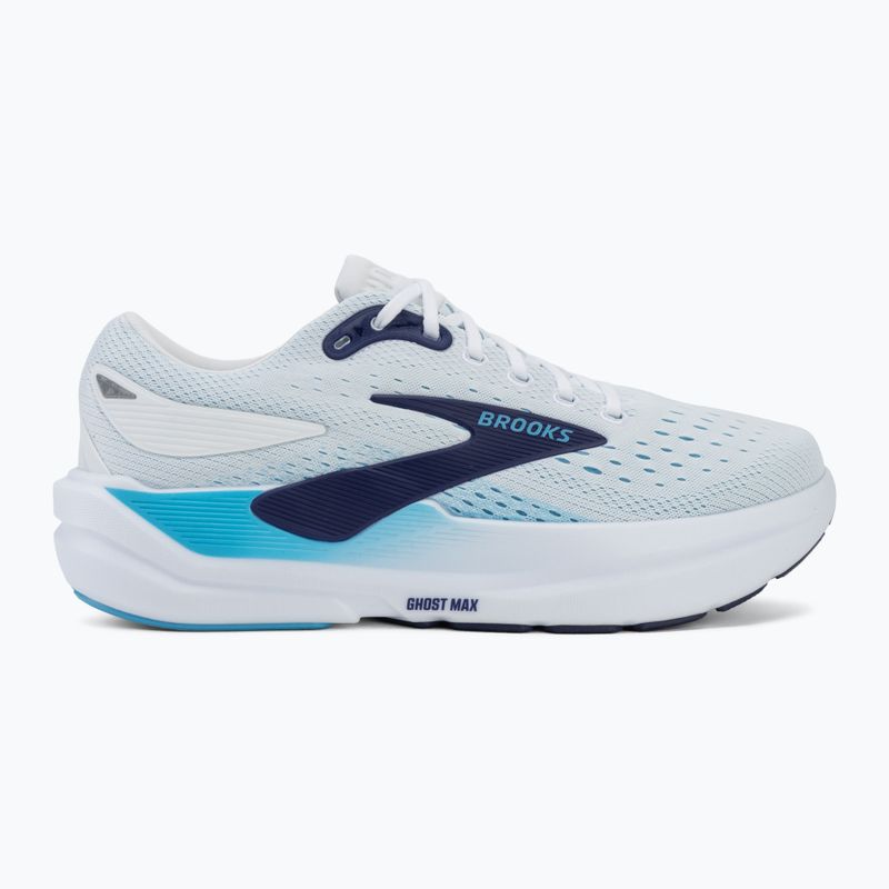 Brooks Ghost Max Herrens Laufschuhe 3 bright white/beacon blue/teal 2