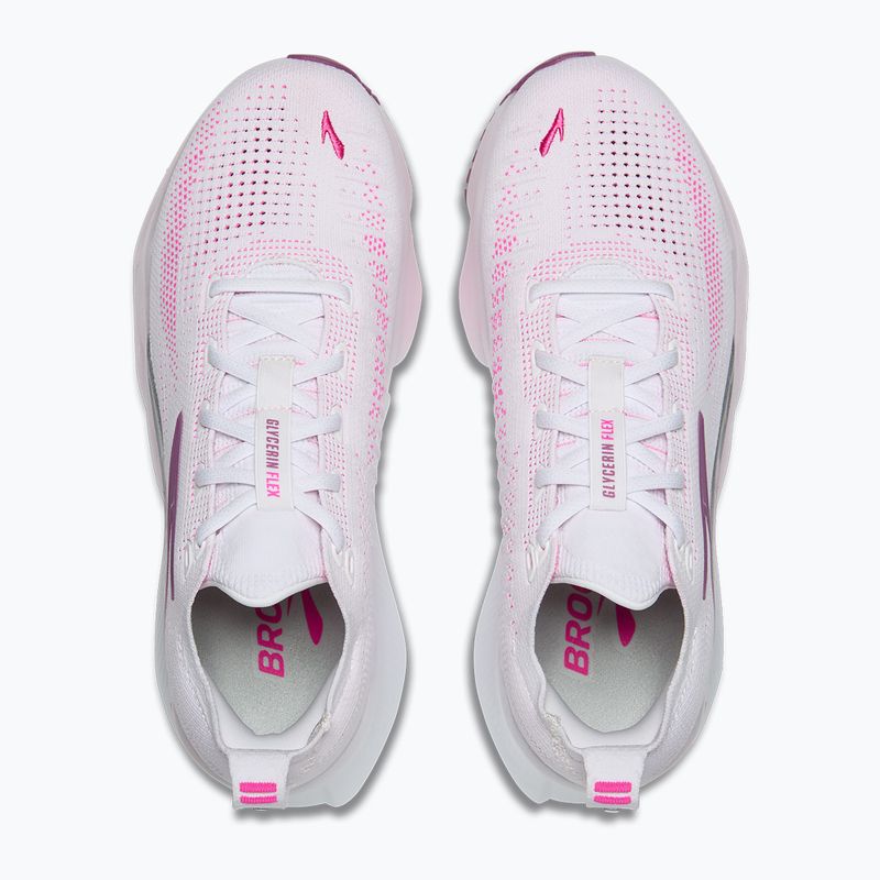 Damen-Laufschuhe Brooks Glycerin Flex white/cyber pink/argyle 7