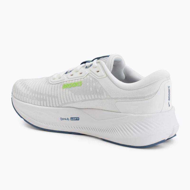 Brooks Revel Max Herren-Laufschuhe white/moonlight/green gecko 3